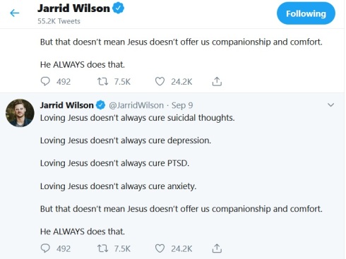 Jarrid Wilson last Tweet
